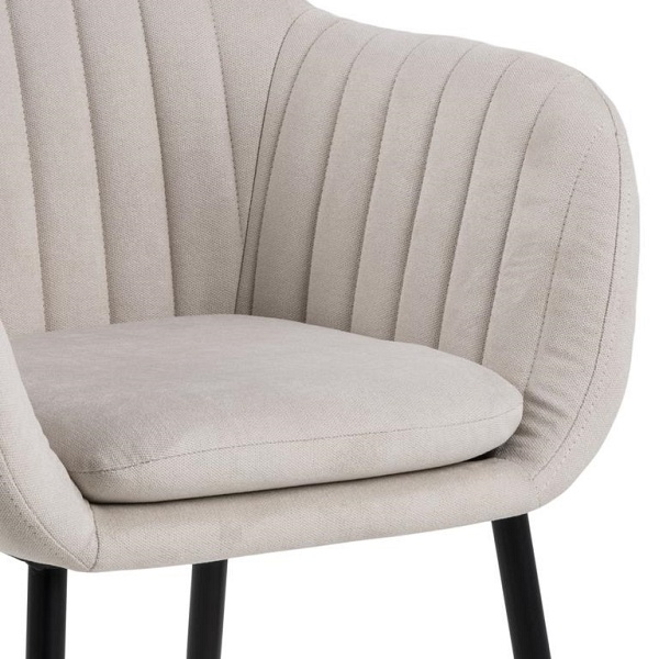 Krzesło Emilia beżowe paski - ACTONA